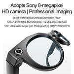 Occhiali intelligenti W611Pro con intelligenza artificiale: fotocamera da 8 MP, Wi-Fi e traduzione automatica tramite IA.