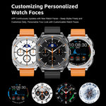 Orologio sportivo intelligente GT99 2 in 1 con display da 1,53 pollici e auricolari Bluetooth TWS.