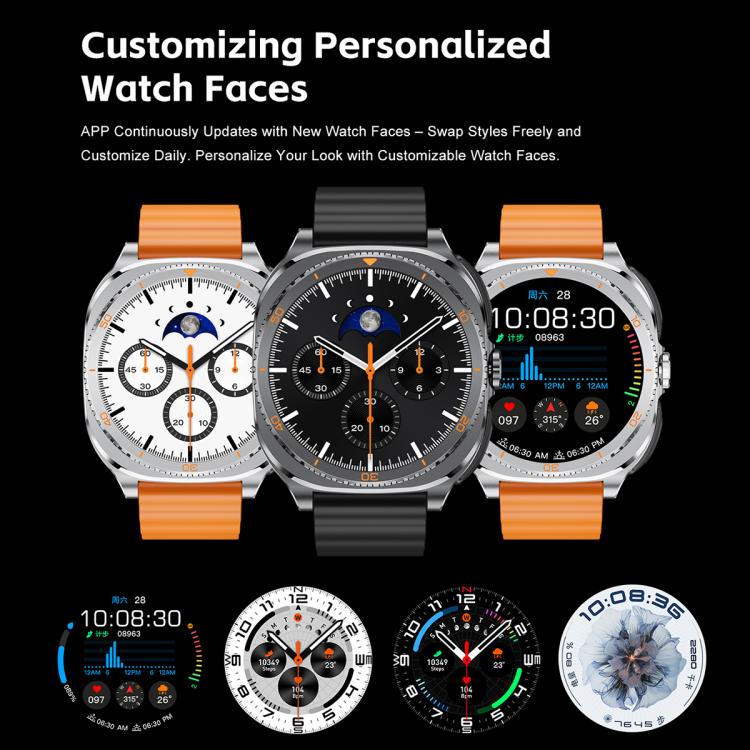 Orologio sportivo intelligente GT99 2 in 1 con display da 1,53 pollici e auricolari Bluetooth TWS.