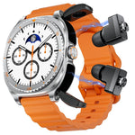Orologio sportivo intelligente GT99 2 in 1 con display da 1,53 pollici e auricolari Bluetooth TWS.