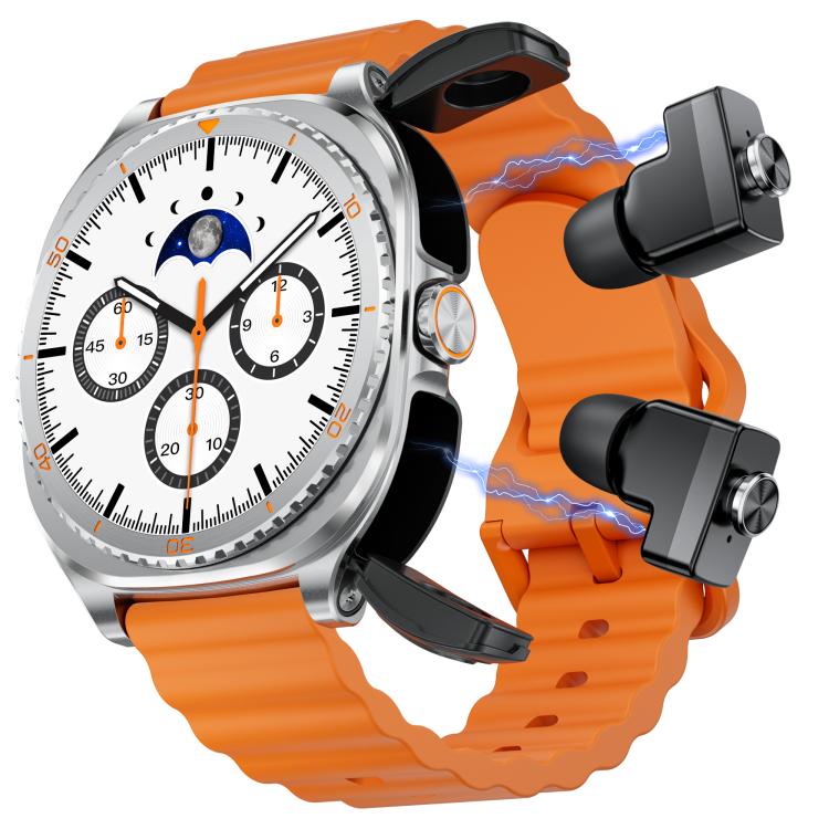 Orologio sportivo intelligente GT99 2 in 1 con display da 1,53 pollici e auricolari Bluetooth TWS.