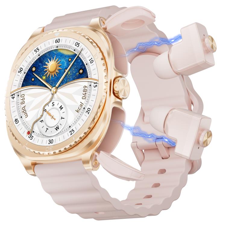 Orologio sportivo intelligente GT99 2 in 1 con display da 1,53 pollici e auricolari Bluetooth TWS.