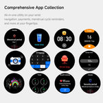 Smartwatch sportivo ultrasottile HD17 Air con display AMOLED da 1,73 pollici.