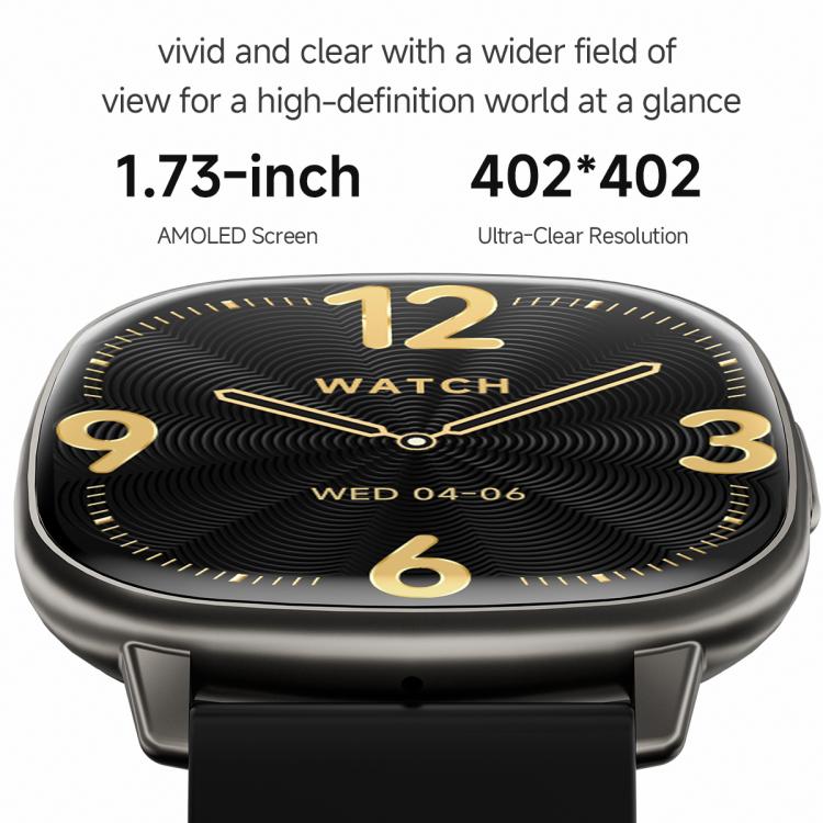 Smartwatch sportivo ultrasottile HD17 Air con display AMOLED da 1,73 pollici.