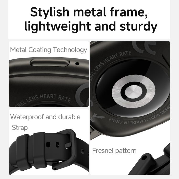 Smartwatch sportivo ultrasottile HD17 Air con display AMOLED da 1,73 pollici.