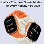 Smartwatch sportivo ultrasottile HD17 Air con display AMOLED da 1,73 pollici.
