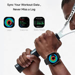 Smartwatch sportivo ultrasottile HD17 Air con display AMOLED da 1,73 pollici.