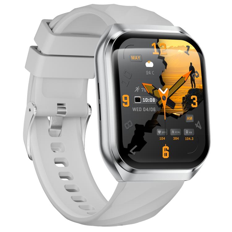 Smartwatch MT66 con schermo curvo IPS da 1,83 pollici e batteria da 1000 mAh.
