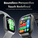 Smartwatch MT66 con schermo curvo IPS da 1,83 pollici e batteria da 1000 mAh.