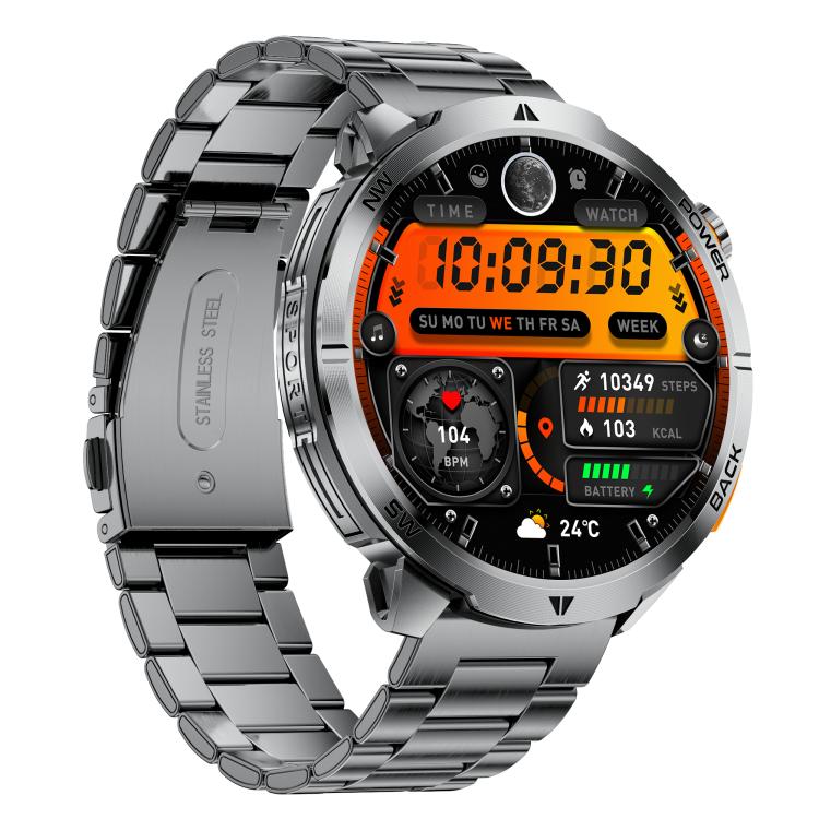 Smartwatch MT68 per avventure all'aria aperta con display IPS da 1,7 pollici, batteria da 1000 mAh e torcia.