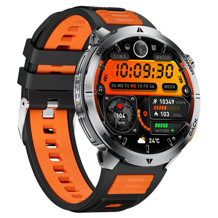 Smartwatch MT68 per avventure all'aria aperta con display IPS da 1,7 pollici, batteria da 1000 mAh e torcia.