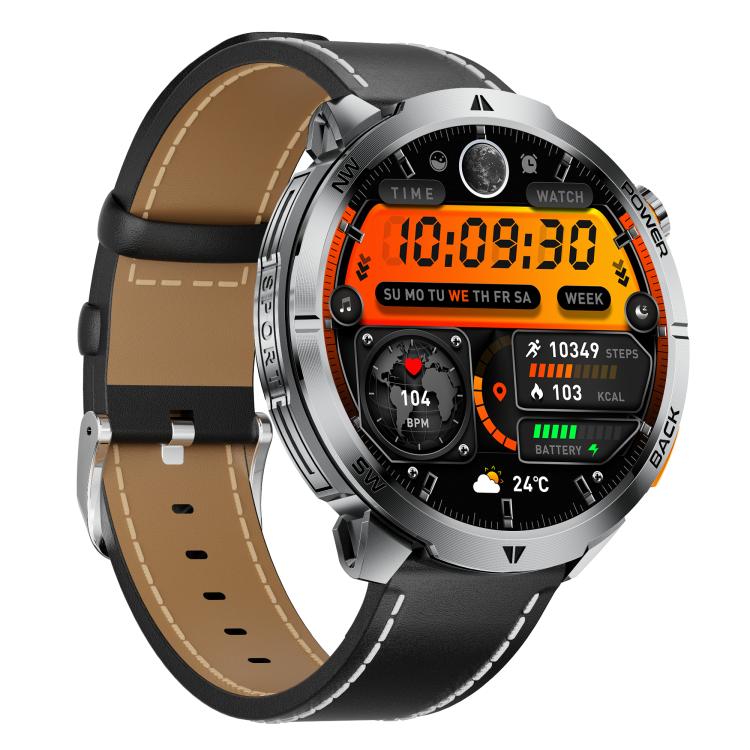 Smartwatch MT68 per avventure all'aria aperta con display IPS da 1,7 pollici, batteria da 1000 mAh e torcia.
