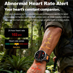 Smartwatch MT68 per avventure all'aria aperta con display IPS da 1,7 pollici, batteria da 1000 mAh e torcia.