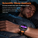 Smartwatch MT68 per avventure all'aria aperta con display IPS da 1,7 pollici, batteria da 1000 mAh e torcia.