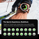 Smartwatch MT68 per avventure all'aria aperta con display IPS da 1,7 pollici, batteria da 1000 mAh e torcia.