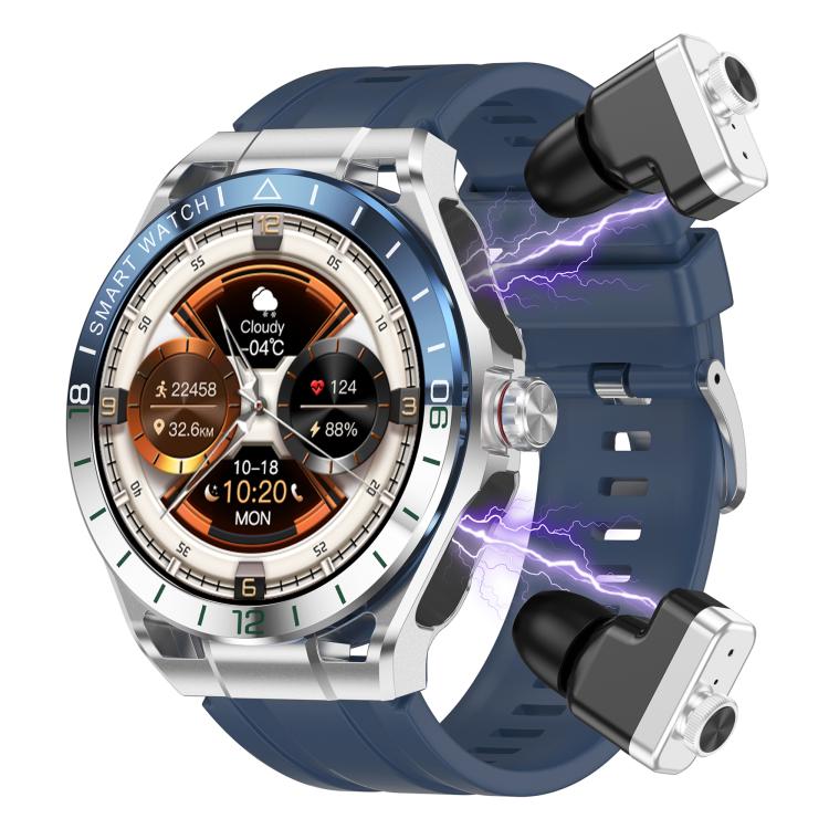 T95E: Smartwatch sportivo 2 in 1 con display da 1,52 pollici e auricolari Bluetooth TWS.