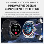 T95E: Smartwatch sportivo 2 in 1 con display da 1,52 pollici e auricolari Bluetooth TWS.