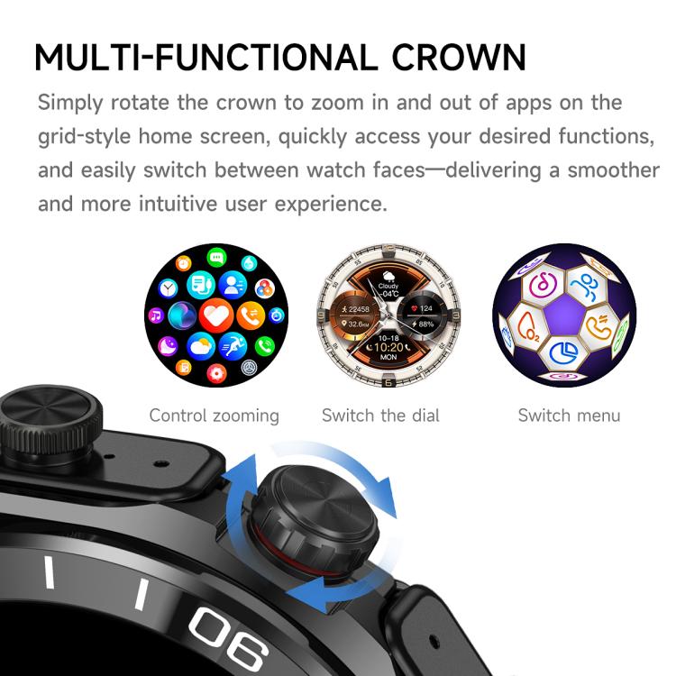 T95E: Smartwatch sportivo 2 in 1 con display da 1,52 pollici e auricolari Bluetooth TWS.