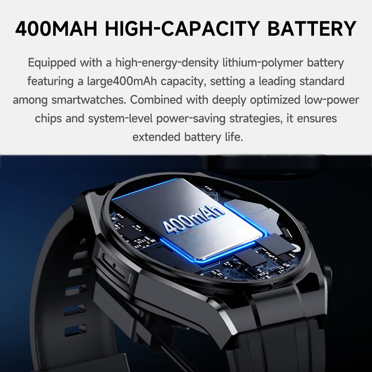 T95E: Smartwatch sportivo 2 in 1 con display da 1,52 pollici e auricolari Bluetooth TWS.