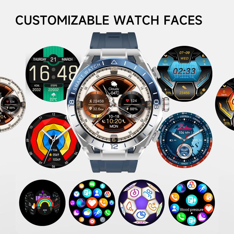 T95E: Smartwatch sportivo 2 in 1 con display da 1,52 pollici e auricolari Bluetooth TWS.