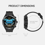 T95E: Smartwatch sportivo 2 in 1 con display da 1,52 pollici e auricolari Bluetooth TWS.