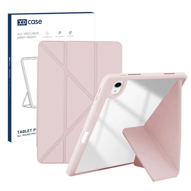 Custodia in pelle XDcase con motivo a grana di riso, pieghevole a Y, per tablet smart e con porta penna., For iPad Air 11 inch 2026 / 2025 / 2024, For iPad 2025 / 2022, For iPad Pro 11 inch 2022 / 2021 / 2020