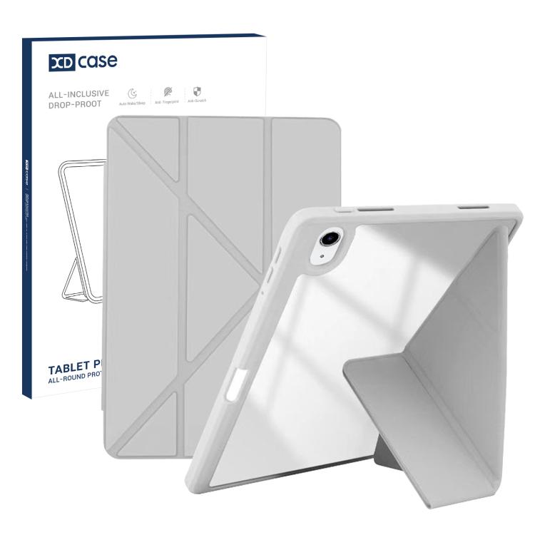 Custodia in pelle XDcase con motivo a grana di riso, pieghevole a Y, per tablet smart e con porta penna., For iPad Air 11 inch 2026 / 2025 / 2024, For iPad 2025 / 2022, For iPad Pro 11 inch 2022 / 2021 / 2020