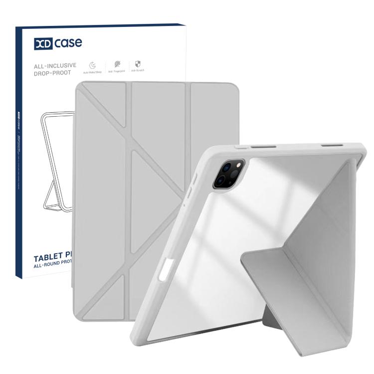 Custodia in pelle XDcase con motivo a grana di riso, pieghevole a Y, per tablet smart e con porta penna., For iPad Air 11 inch 2026 / 2025 / 2024, For iPad 2025 / 2022, For iPad Pro 11 inch 2022 / 2021 / 2020