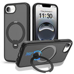 Custodia per telefono antiurto con supporto magnetico girevole a 360° e airbag., For iPhone 16e / 17e, For iPhone 17 Pro Max, For iPhone 17 Pro, For iPhone 17, For iPhone Air, For iPhone 16 Pro Max