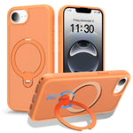 Custodia per telefono antiurto con supporto magnetico girevole a 360° e airbag., For iPhone 16e / 17e, For iPhone 17 Pro Max, For iPhone 17 Pro, For iPhone 17, For iPhone Air, For iPhone 16 Pro Max