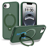 Custodia per telefono antiurto con supporto magnetico girevole a 360° e airbag., For iPhone 16e / 17e, For iPhone 17 Pro Max, For iPhone 17 Pro, For iPhone 17, For iPhone Air, For iPhone 16 Pro Max