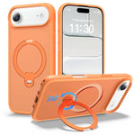 Custodia per telefono antiurto con supporto magnetico girevole a 360° e airbag., For iPhone 16e / 17e, For iPhone 17 Pro Max, For iPhone 17 Pro, For iPhone 17, For iPhone Air, For iPhone 16 Pro Max