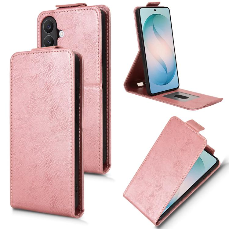 Custodia magnetica verticale in pelle per telefono con fibbia, For Samsung Galaxy S26+ 5G, For Samsung Galaxy S26 Ultra 5G, For Samsung Galaxy S26 5G