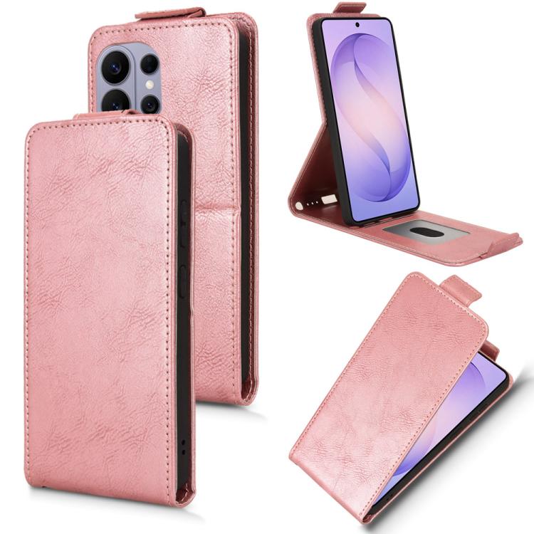 Custodia magnetica verticale in pelle per telefono con fibbia, For Samsung Galaxy S26+ 5G, For Samsung Galaxy S26 Ultra 5G, For Samsung Galaxy S26 5G