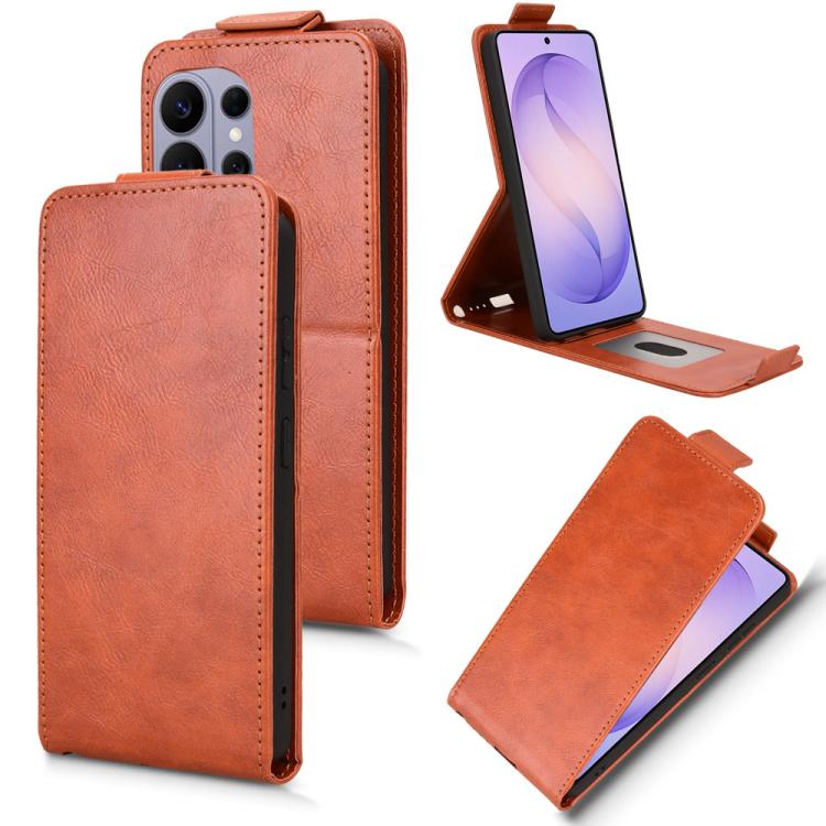 Custodia magnetica verticale in pelle per telefono con fibbia, For Samsung Galaxy S26+ 5G, For Samsung Galaxy S26 Ultra 5G, For Samsung Galaxy S26 5G