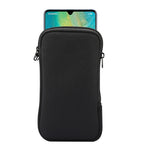 Custodia protettiva per custodia protettiva con cerniera elastica universale con cordino per smartphone Huawei Mate 20 X / 7,2 pollici, For Huawei Mate 20 X