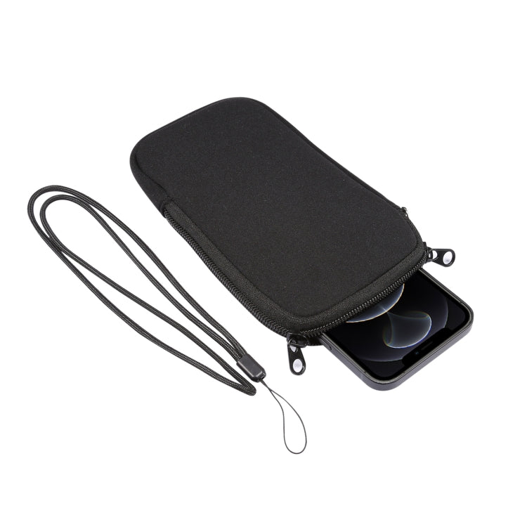 Custodia protettiva per custodia protettiva con cerniera elastica universale con cordino per smartphone Huawei Mate 20 X / 7,2 pollici, For Huawei Mate 20 X