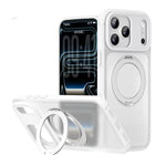 Custodia magnetica per telefono con supporto girevole in stile Alpha., For iPhone 17 Pro Max, For iPhone 17 Pro