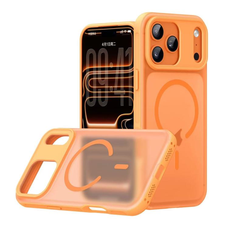 Custodia magnetica per telefono Alpha-style con effetto pelle, For iPhone 17 Pro Max, For iPhone 17 Pro
