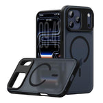 Custodia magnetica per telefono Alpha-style con effetto pelle, For iPhone 17 Pro Max, For iPhone 17 Pro