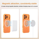 Custodia magnetica per telefono Alpha-style con effetto pelle, For iPhone 17 Pro Max, For iPhone 17 Pro