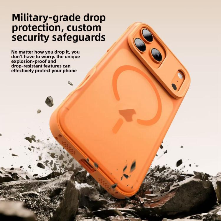 Custodia magnetica per telefono Alpha-style con effetto pelle, For iPhone 17 Pro Max, For iPhone 17 Pro