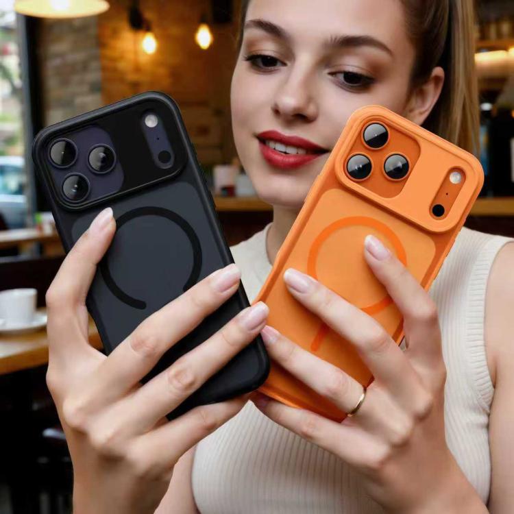 Custodia magnetica per telefono Alpha-style con effetto pelle, For iPhone 17 Pro Max, For iPhone 17 Pro