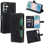 Custodia per telefono in pelle con fibbia magnetica, piacevole al tatto., For Samsung Galaxy S26+ 5G, For Samsung Galaxy S26 Ultra 5G, For Samsung Galaxy S26 5G
