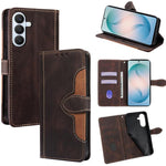 Custodia per telefono in pelle con fibbia magnetica, piacevole al tatto., For Samsung Galaxy S26+ 5G, For Samsung Galaxy S26 Ultra 5G, For Samsung Galaxy S26 5G
