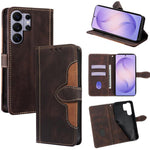 Custodia per telefono in pelle con fibbia magnetica, piacevole al tatto., For Samsung Galaxy S26+ 5G, For Samsung Galaxy S26 Ultra 5G, For Samsung Galaxy S26 5G