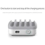 Stazione di ricarica intelligente ORICO DUK-5P da 40 W con 5 porte USB e supporto, US Plug, UK Plug, AU Plug