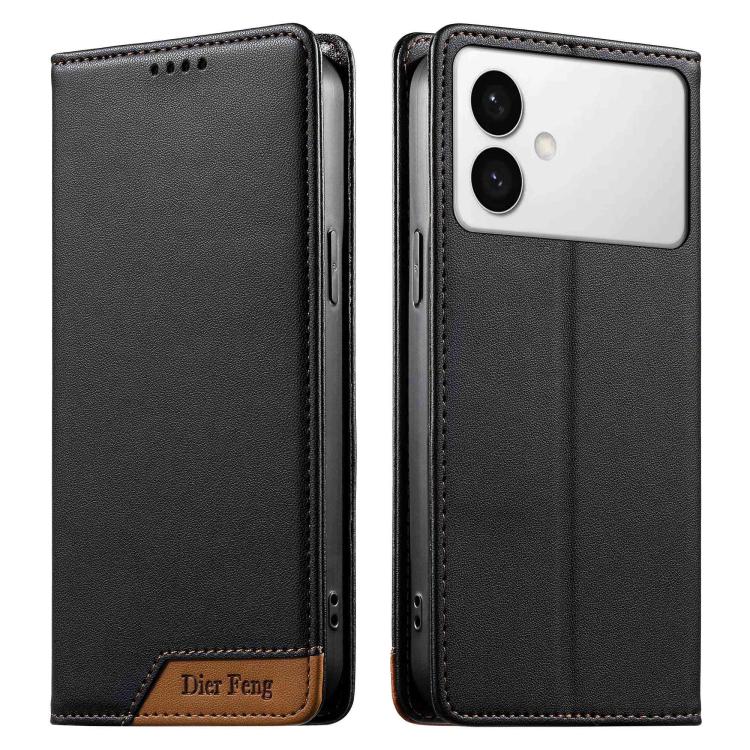 Custodia per telefono Dierfeng in ecopelle con magnete e RFID ad alta resistenza, For Galaxy S26 FE 5G, For Samsung Galaxy S26+ 5G, For Samsung Galaxy S26 Edge 5G, For Samsung Galaxy S26 Ultra 5G