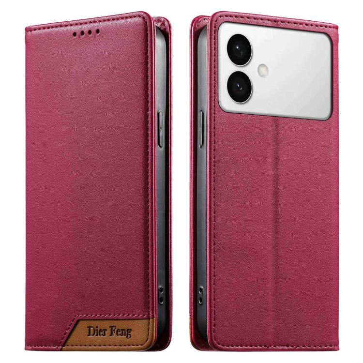Custodia per telefono Dierfeng in ecopelle con magnete e RFID ad alta resistenza, For Galaxy S26 FE 5G, For Samsung Galaxy S26+ 5G, For Samsung Galaxy S26 Edge 5G, For Samsung Galaxy S26 Ultra 5G