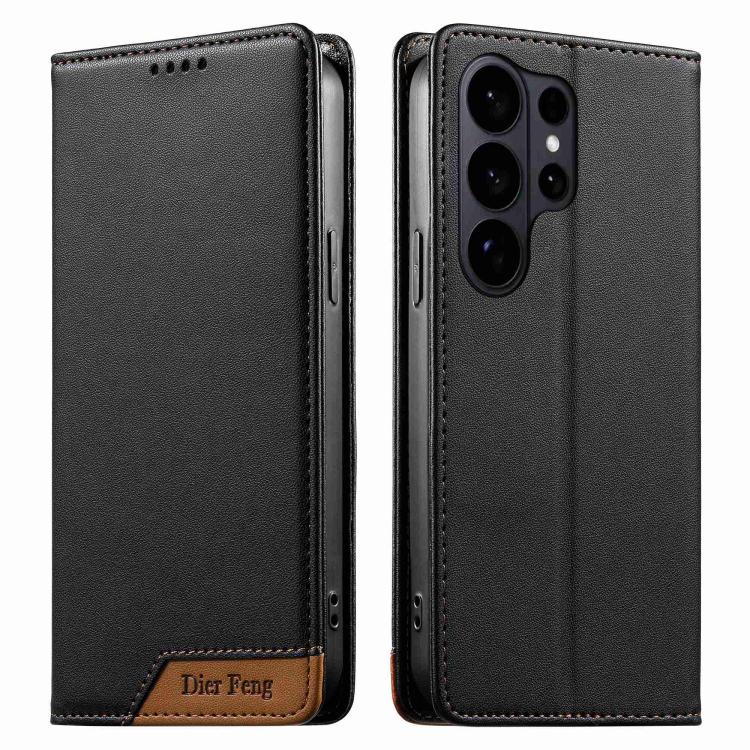 Custodia per telefono Dierfeng in ecopelle con magnete e RFID ad alta resistenza, For Galaxy S26 FE 5G, For Samsung Galaxy S26+ 5G, For Samsung Galaxy S26 Edge 5G, For Samsung Galaxy S26 Ultra 5G
